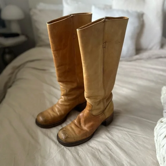 Vintage Frye Campus Boots - Picture 4 of 6